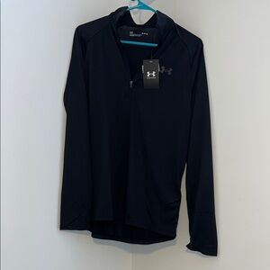 Under Armour Midnight Black Quarter Zip Top